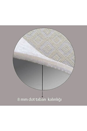 Dijital Baskı Yıkanabilir Kaymaz Taban Salon Halısı Ve Yolluk RVG7133