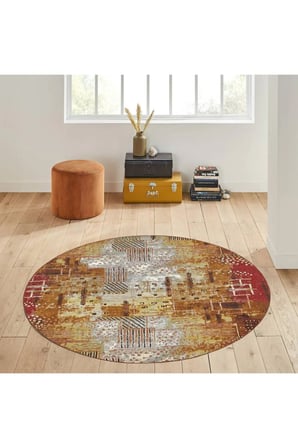 Dijital Baskı Yıkanabilir Kaymaz Taban Salon Halısı Ve Yolluk RVG7169