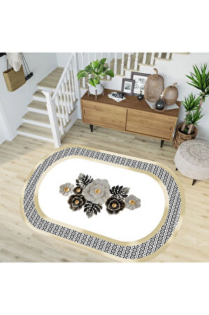 Dijital Baskı Yıkanabilir Kaymaz Taban Salon Halısı Ve Yolluk RVG7216-SD439