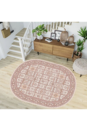 Dijital Baskı Yıkanabilir Kaymaz Taban Salon Halısı Ve Yolluk RVG7220-HT047