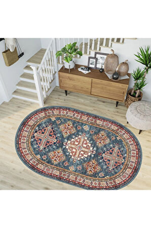 Dijital Baskı Yıkanabilir Kaymaz Taban Salon Halısı Ve Yolluk RVG7229-HY992