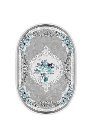 Dijital Baskı Yıkanabilir Kaymaz Taban Salon Halısı Ve Yolluk RVG7247-HK074