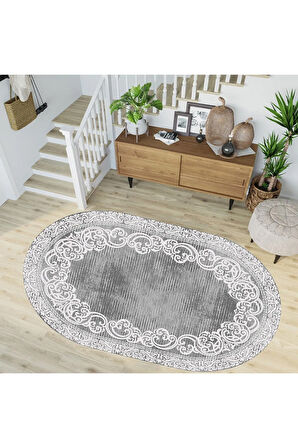 Dijital Baskı Yıkanabilir Kaymaz Taban Salon Halısı Ve Yolluk RVG7248-HK105