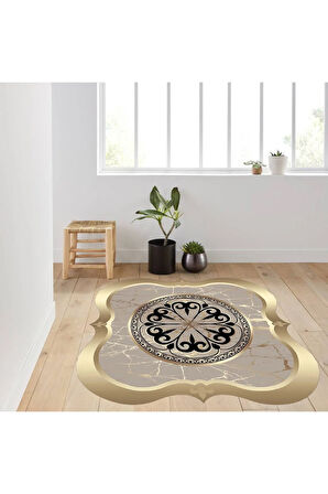 Dijital Baskı Yıkanabilir Kaymaz Taban Salon Halısı Ve Yolluk RVG7286-SD797