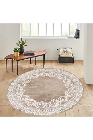 Dijital Baskı Yıkanabilir Kaymaz Taban Salon Halısı Ve Yolluk RVG7289-HK104