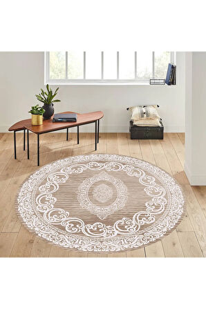 Dijital Baskı Yıkanabilir Kaymaz Taban Salon Halısı Ve Yolluk RVG7290-HK141
