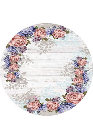 Dijital Baskı Yıkanabilir Kaymaz Taban Salon Halısı Ve Yolluk RVG7333-HS454