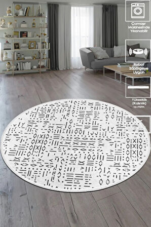 İskandinav Salon Halısı - Yolluk, Mutfak Halısı Şönil Dokuma Halı