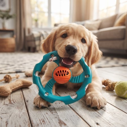 Premium Eğlence Buluşma Seçenek Halatlı Frizbi Köpek Isırma Oyuncağı - Mama Ödüllü Mekanizma
