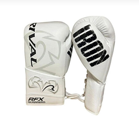 Rival Rfx-Guerrero Custom White Sparring Gloves İpli Boks Eldiveni