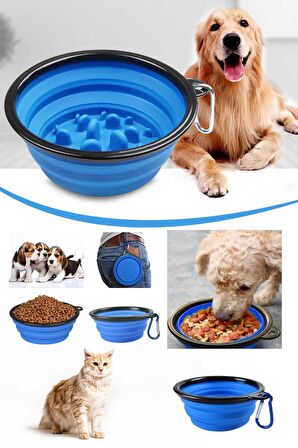 River World Katlanabilir Kedi Köpek Mama ve Su Kabı