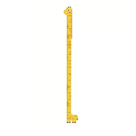River World 180 cm'lik Sevimli Hayvan Figürlü Boy Ölçme Sticker