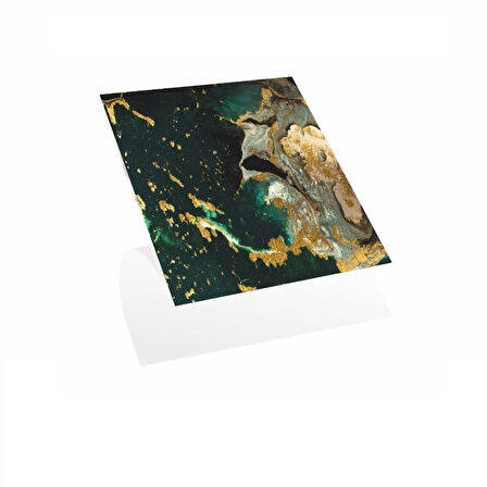 River World 4'lü Paket 30 cm x 30 cm Ebatında Green Edition Model Yapışkanlı PVC Yer Karosu  