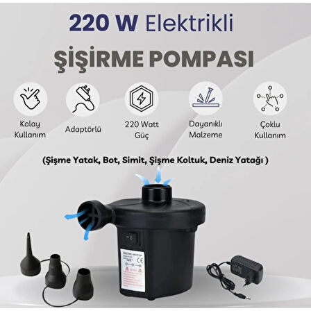 River World Hava Pompası Elektrikli ve 2 Yönlü  