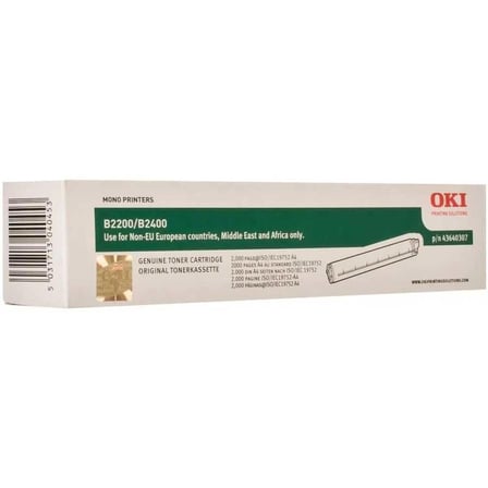 OKI B2200 43640307 Siyah Orijinal Toner