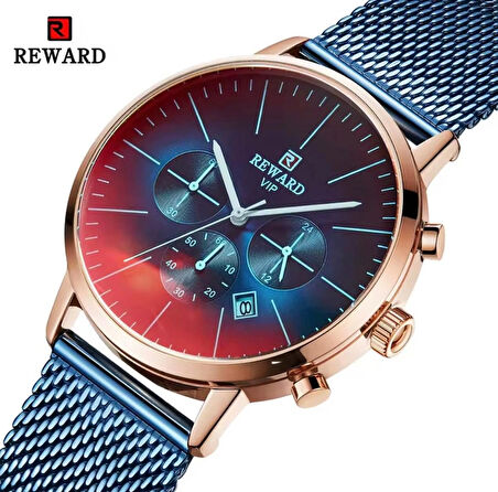 Reward Yansımalı Renk Değiştiren Kadran Fonksiyonlu Takvimli Erkek Kol Saat