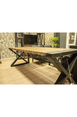 LEVA AHŞAP OFİS MASASI - 100x280