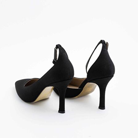 VİTA KAPALI SİVRİ BURUN 9CM İNCE TOPUK BANTLI STİLETTO - TOPUKLU AYAKKABI