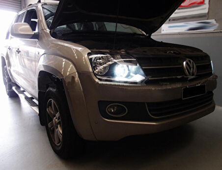 Volkswagen Amarok Led Xenon Uzun Far Ampulu Gündüz Ledli FEMEX H15 Mini