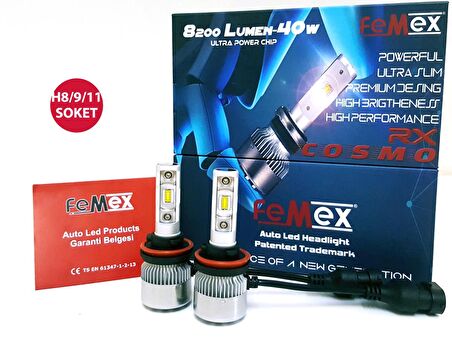 Fiat Freemont Led Xenon Kısa Far Aydınlatma Ampulu FEMEX Cosmo H11
