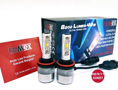 Fiat Freemont Led Xenon Kısa Far Aydınlatma Ampulu FEMEX Cosmo H11