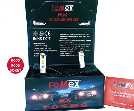 Fiat Freemont Led Xenon Uzun Far Aydınlatma Ampulu FEMEX Cosmo HB3