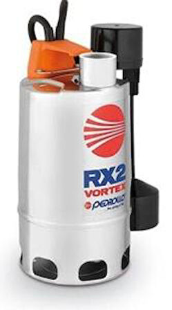 Pedrollo RXm 3/20 GM VORTEX Gizli Flatörlü Full Paslanmaz Drenaj Dalgıç Pompa