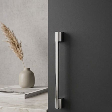 Sese 132 Modeli Mobilya Kulbu Krom/Inox 416mm Kulp (132-416-18/53)
