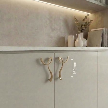 Sese 170 Modeli Sağ Mat Altın Kulp 160mm (170-160-22)