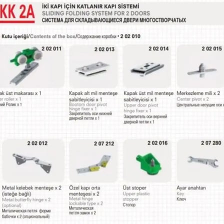 Mepa Yusi-MKK2A Katlanır Kapı Sistemi (MKK2A)