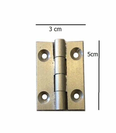 Sese Dar Sabit Menteşe Alüminyum 5cm Saten (104-5-2-81)