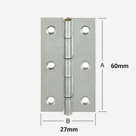 Sese Dar Sabit Menteşe Alüminyum 6cm Saten (104-6-2-81)