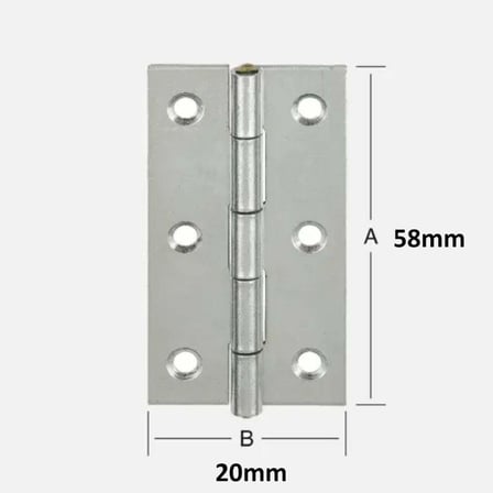 Sese Sabit Menteşe Alüminyum 6cm Saten (104-6-4-81)