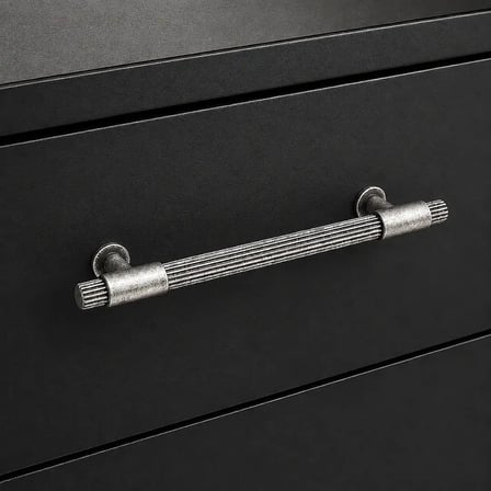 Özen 159 Modeli Çekmece Kulbu 160mm Antik Gümüş Renk Kulp (Ö159-160-20)