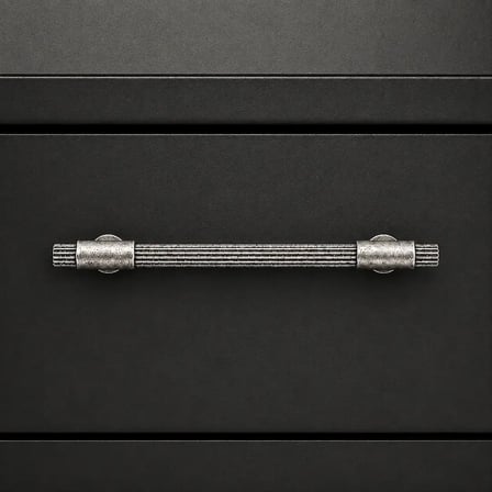 Özen 159 Modeli Çekmece Kulbu 160mm Antik Gümüş Renk Kulp (Ö159-160-20)