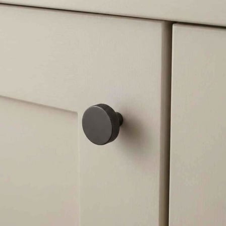 System Düğme Mobilya Kulbu Füme Renk 32mm Kulp (SY1980 0032 BBN)