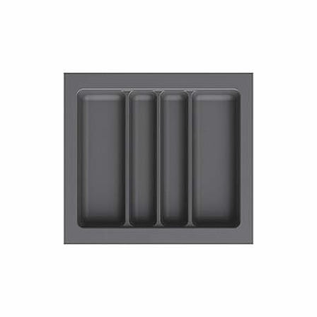Starax 54x49 Gri Plastik Kepçelik 4 Gözlü Modül 60cm (S-2687-GP)