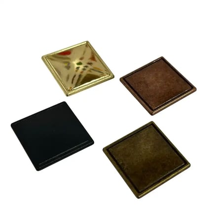 Bayraktar Kristal Düğme Kulp Gold (B-20-D-22)