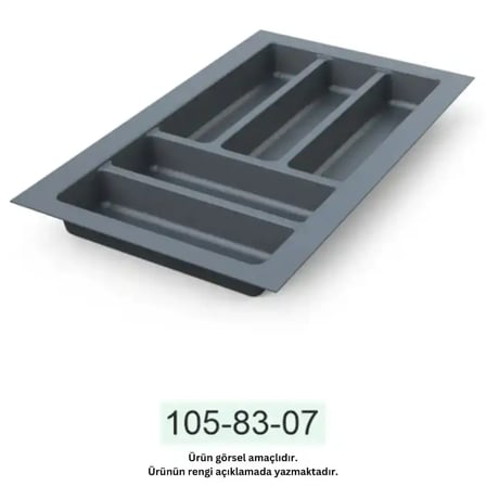 Mesan Traybond Antrasit Kaşıklık 292mm (105-83-07-309)