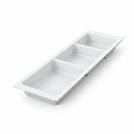 Mesan Traybond 3 Bölme Beyaz Kaşıklık 157mm (105-83-06-302)