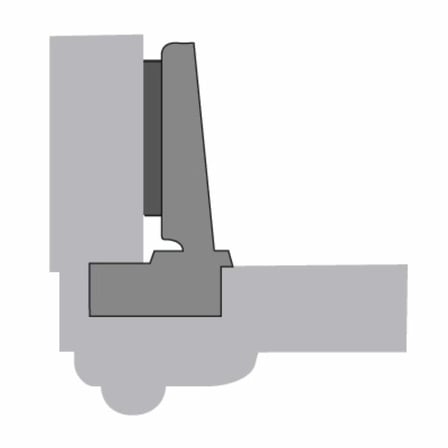 Hettich Intermat Kalın Kapak Menteşesi Düz 43mm (9155241)