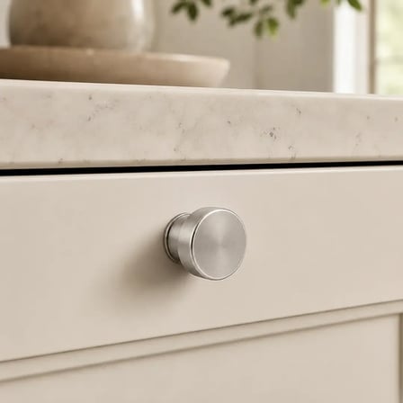 Sese 9131 Modeli Inox/Nikel Saten Düğme Kulp (Ö9131-D-53)