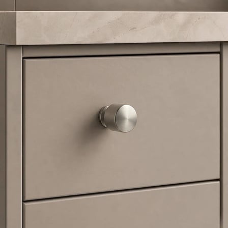 Sese 9131 Modeli Inox/Nikel Saten Düğme Kulp (Ö9131-D-53)