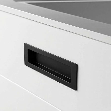 Özen Gömme Mobilya Kulbu Siyah Renk 160mm Kulp (Ö9156-160-02)