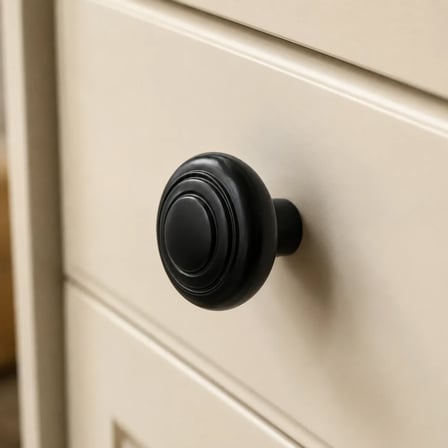 Özen Düğme Kulp Siyah (Ö9123-D-02)