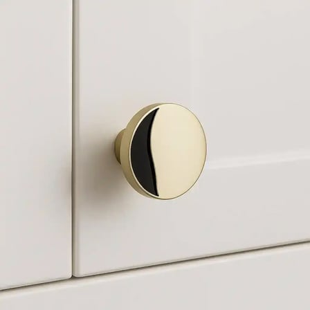 System Düğme Mobilya Kulpu Gold Renk 26mm Kulp (SY1910 0026 GL)