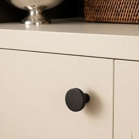 System Mobilya Kulbu Füme Renk 38mm Düğme Kulp (SY1910 0038 BBN)