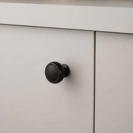System Düğme Mobilya Kulbu Siyah Renk 32mm Kulp (SY1915 0032 AL6)