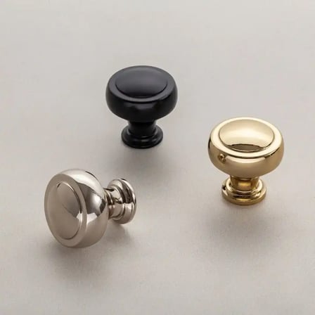System Düğme Mobilya Kulbu Parlak Nikel Renk 32mm (SY1915 0032 PN)