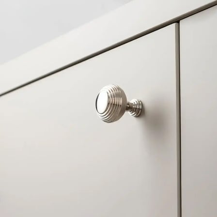 System Düğme Mobilya Kulbu Parlak Nikel 32mm Kulp (SY1937 0032 PN)